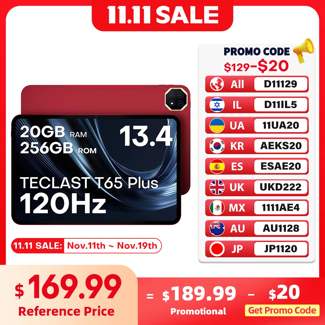 TECLAST T65 Plus13.4型 G99 20GB 256GB New Teclast T65 Plus Tablet 13.4