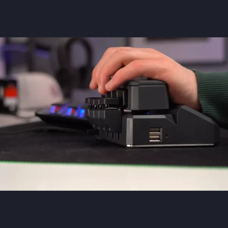 MoveMaster RSG1 한 손 하이브리드 키보드 조이스틱 인체공학적 게임 컨트롤러 독일 제조업체 제작