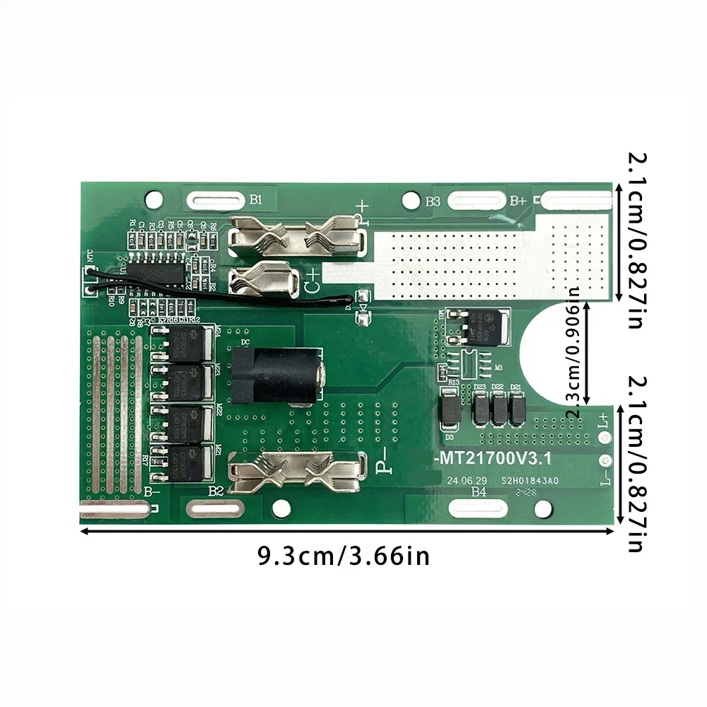 Battery Case 10X21700 Li-ion Battery Case Box Protection Circuit Board PCB for Makita