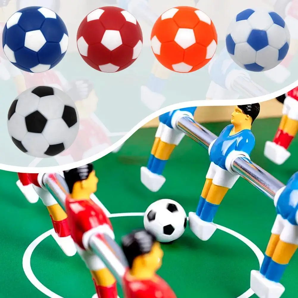Hot 2PCS 32mm Black White Socer Ball For Entertainment Flexible Trained Relaxed Kids Small Socer Ball Mini Table Football Balls