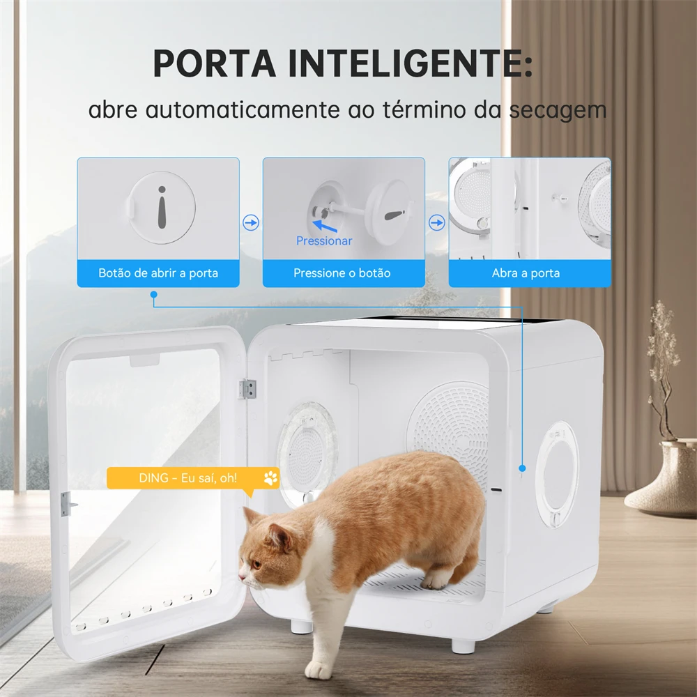 Secador Inteligente para Cães e Gatos 8 Sa3d267e5b17d47e1a39afb5e810d80ef1