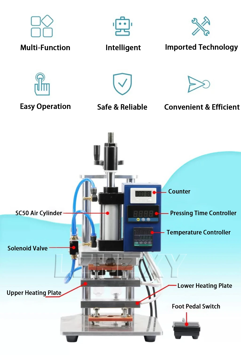 Fully Intelligent Constant Temperature Hot Press and Sealing Machine Betel Nut B