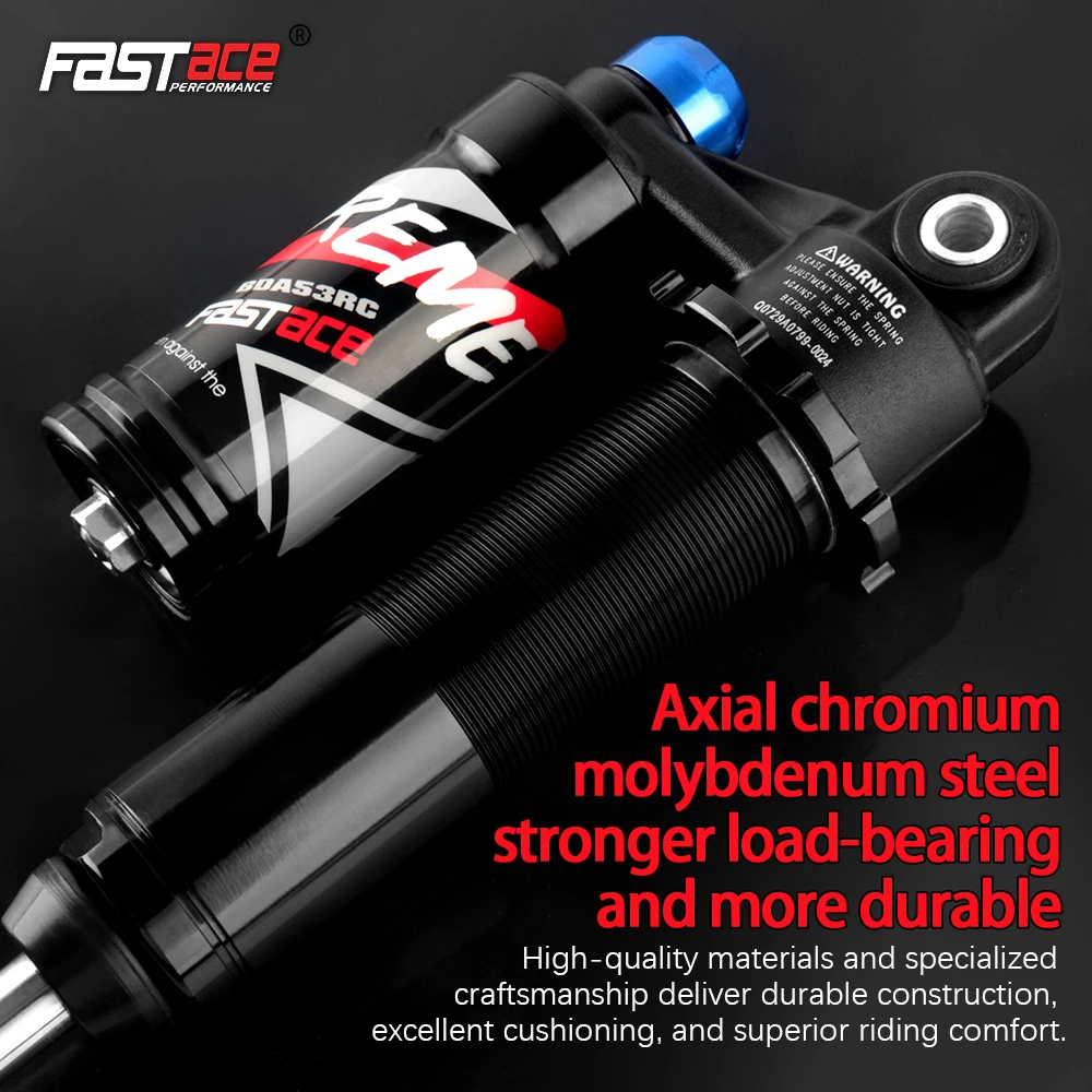 Fastace 다운힐 전기 자전거, 완충기 MTB DH 리어 서스펜션 완충기, Surron 자전거용, 265mm * 450/550 lbs