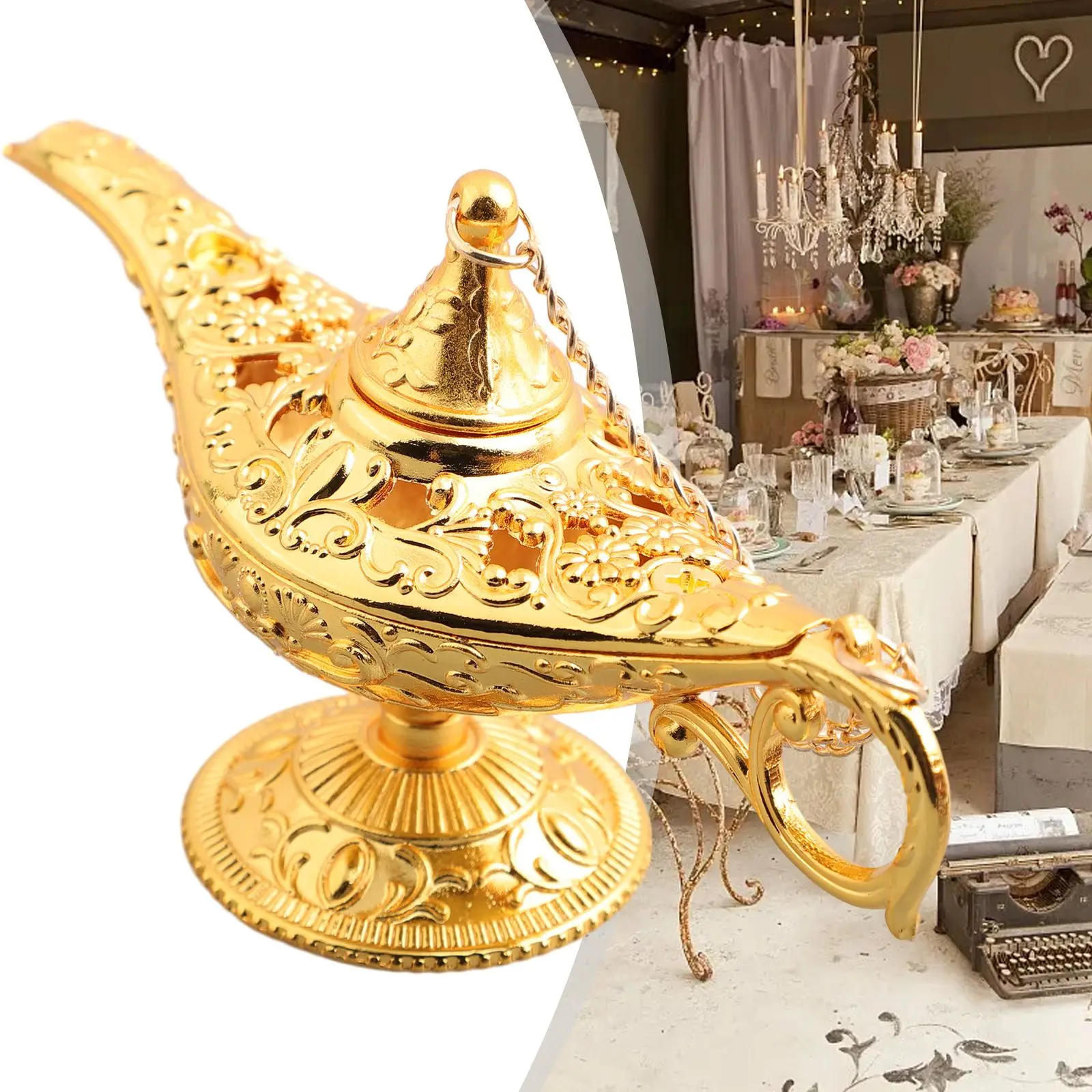 Figurines-Miniatures-Aladdin-Lamp-European-Style-Exquisite-Decoration ...