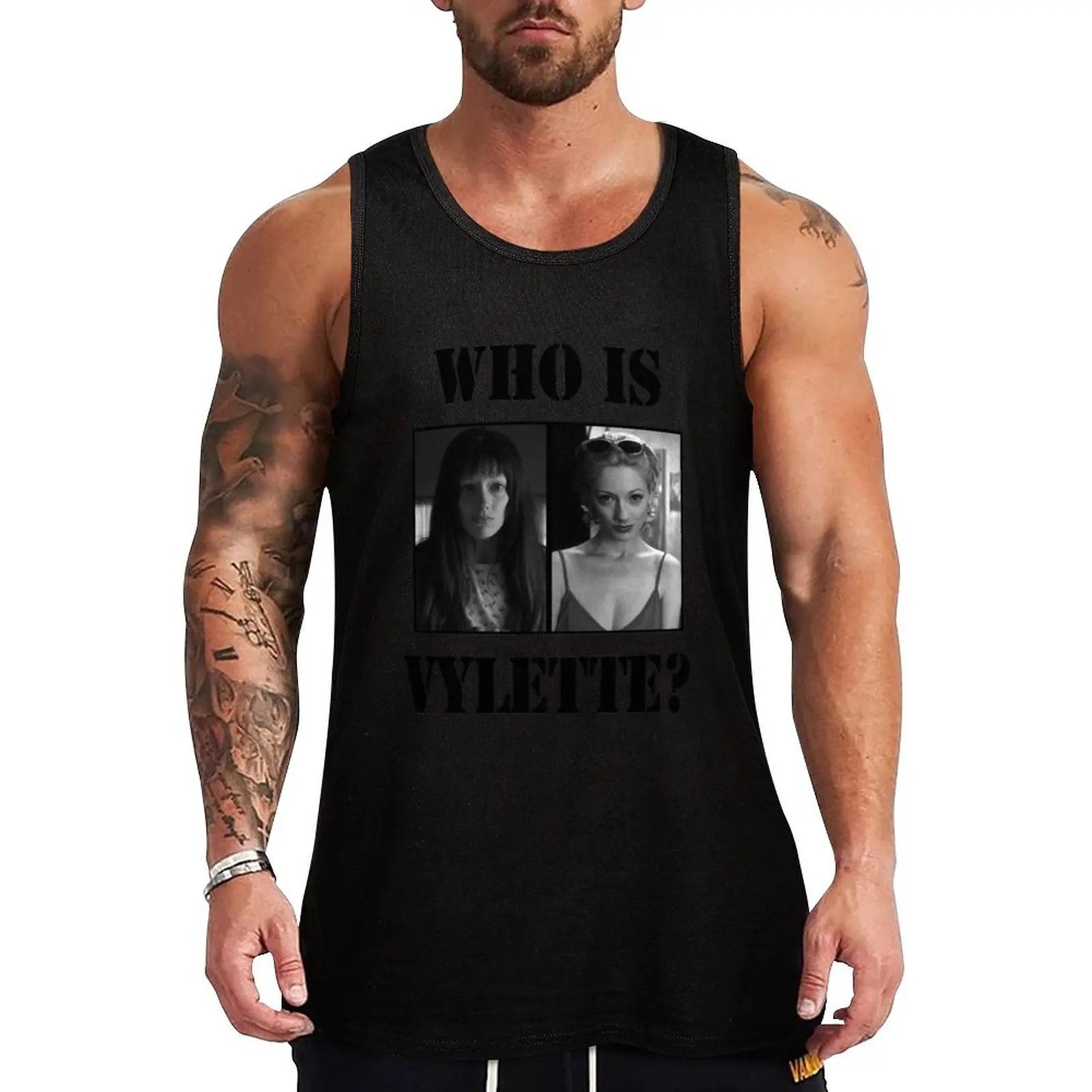 

New Funny Gift For Vylette Cute Graphic Gifts Tank Top t-shirt for man summer Men's tops