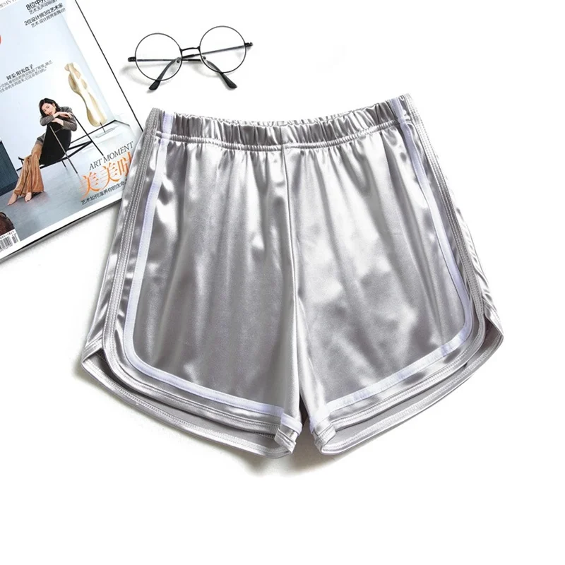 Summer Women Sleep Shorts Pajamas For Women Pajama Pants Y2k Shorts Pantalones Mujer Verano 2022 Pj Pants Satin Bottoms Pyjama_ecoleips.com