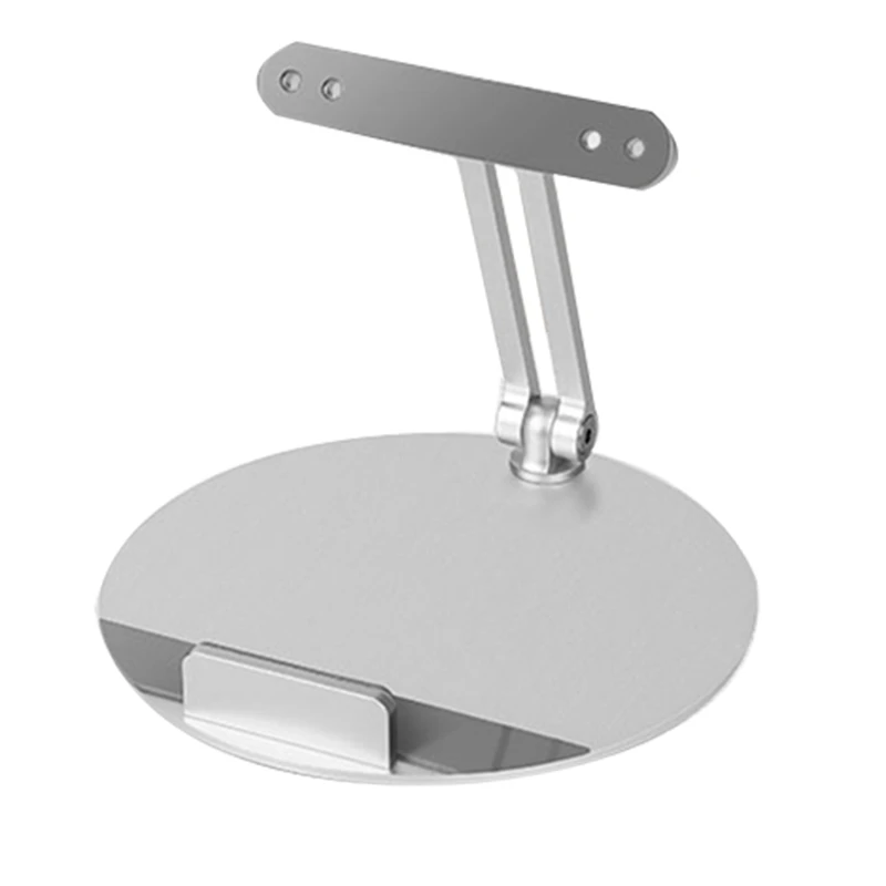 

1 Piece Aluminum Desktop Stand Tablet Display Holder Adjustable Stand For Echo Show 15, With 360 Degree Rotatable Base