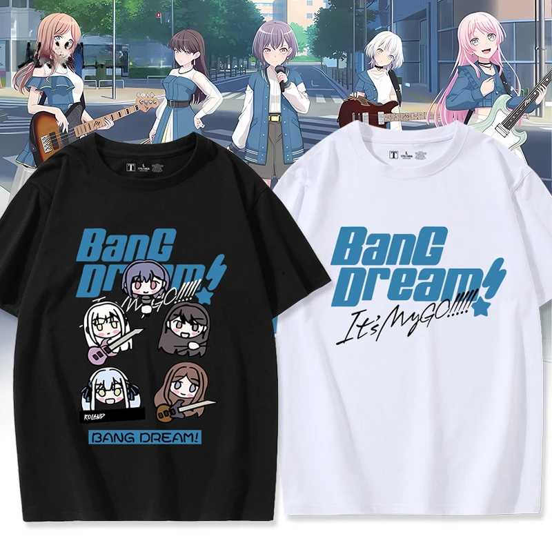 Anime BanG Dream! It's MyGO Oversized T Shirt Women Men Summer