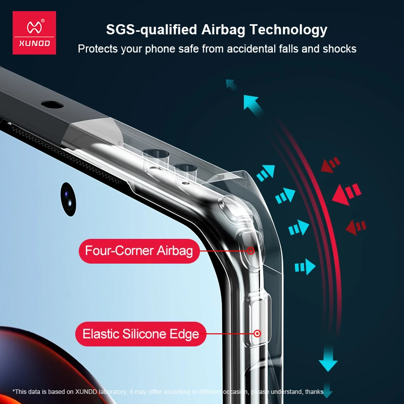 Xundd Case For Oneplus ACE 2 Pro Magietic Holder Case,Airbags Shockproof Shell Lens Protdection TPU+PC Back Transparent Cover