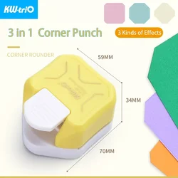 Multi - Function Corner Rounder Punch for Scrapbooking and DIY Crafts (Yellow Corner Cutter)