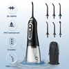Oral Irrigator USB Rechargeable Water Flosser Portable Dental Water Jet 300ML Water Tank Waterproof Teeth Cleaner For Oral Care 1