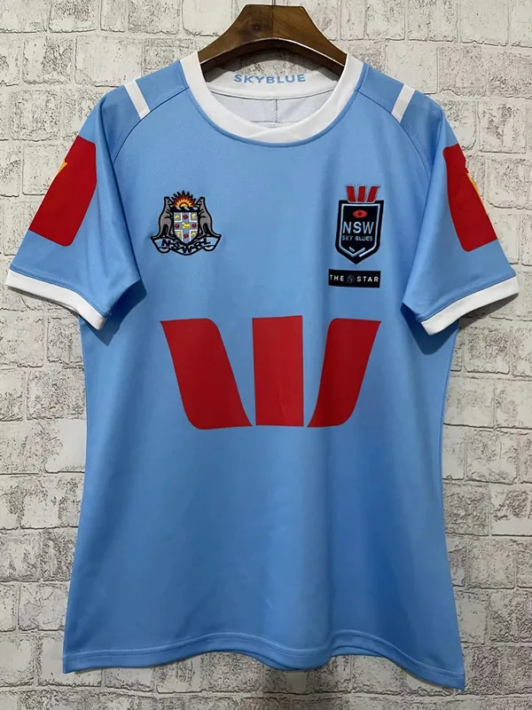 

NSW Blues 2024 Men’s Training Tee Jersey 2023 NSW BLUES STATE OF ORIGIN JERSEY NSW BLUES HOME RUGBY JERSEY size S--5XL