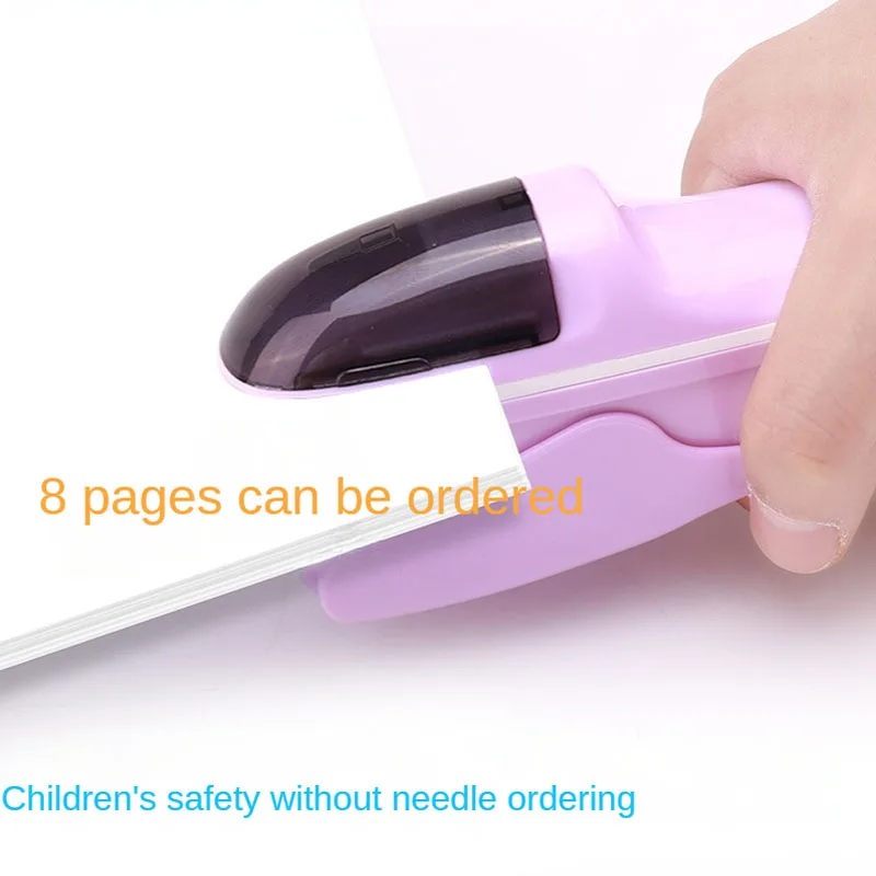 Non-staple Stapler Mini Cute Book Stapling Machine