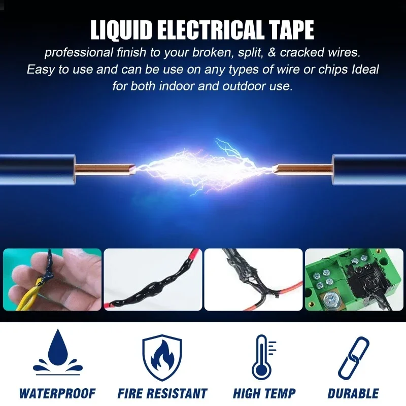 Repair broken charging cable glue data cable liquid insulation tape water paste electrical repair liquid electrical tape electrical insulating tape