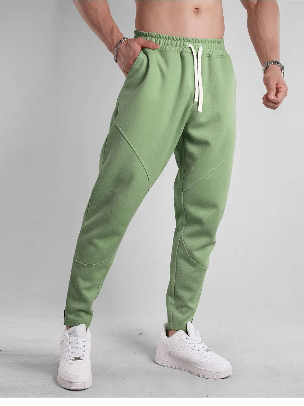 Open Crotch Sex Slim Fit Running Sweatpants Sports Joggers Trousers Warm Outdoor Fitness Gym Casual Men Track Pants Streetwear