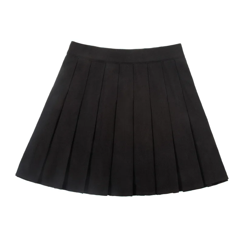 Without Shorts Women Skirts High Waist A-Line Woman Pleated Skirt Summer Fashion Female Mini Harajuku Ladies Short 2