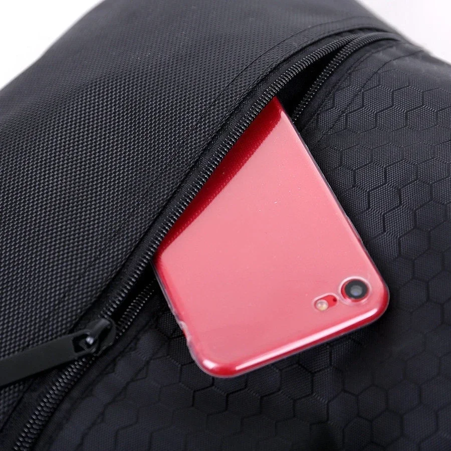 Outdoor Sports Drawstring Pocket Simple Backpack Men's and Women's Fitness Backpack Lightweight Basketball Bag Oxford Zipper Bag 4