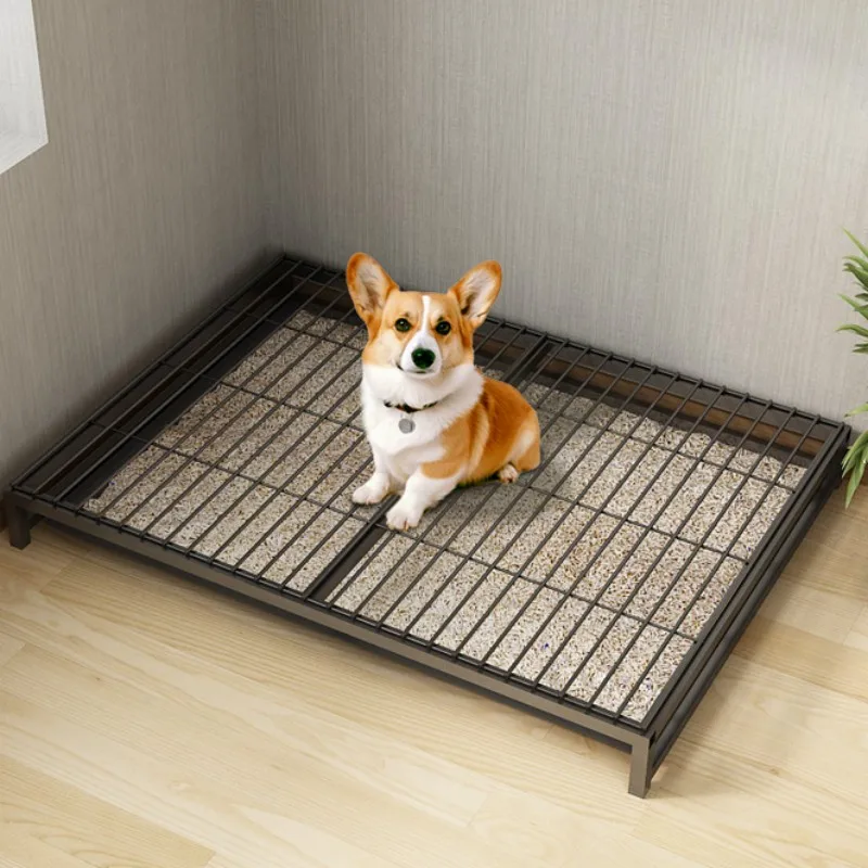 Dog Toilet Stainless Steel Small Dogs Toilet Sand Litter Boxes for