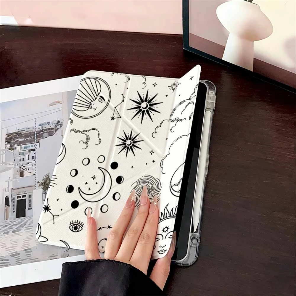 Cosmic Celestial Protective Tablet Case with Pen Slot