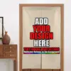 Custom Door Curtain with Words Picture Customized Door Decor Curtain,Kitchen Gifts Personalized Entrance Hanging Half-Curtain 1
