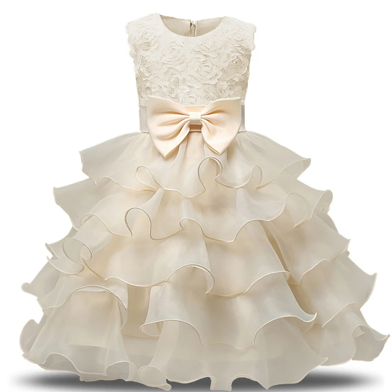 Girls dress kids clothes Children Luxury Party Formal Dress For Wedding Birthday Kids Christmas Ceremonies Dresses For Girls Lace Tutu Flower Girls Dress