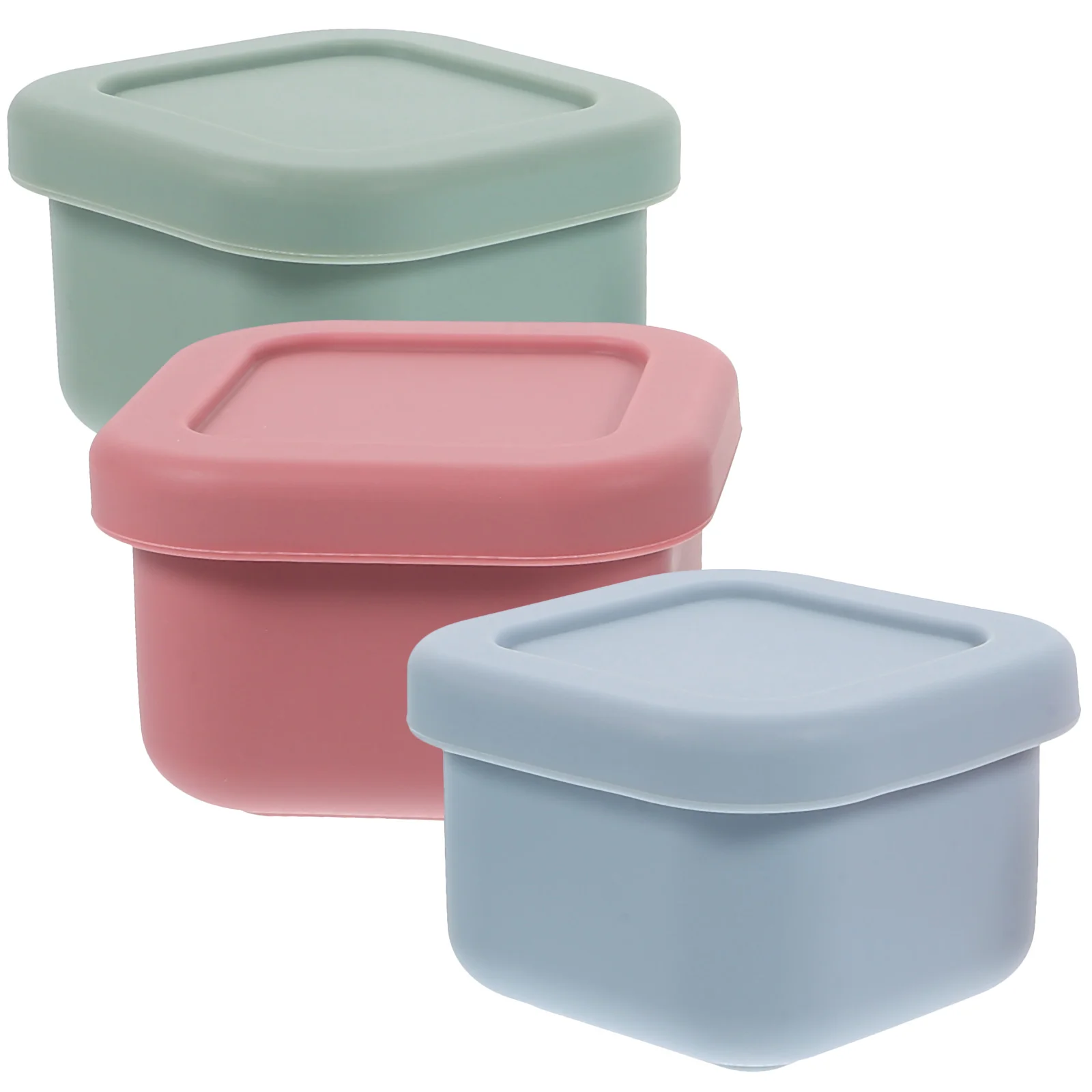 

3pcs Sauce Cups Dressing Containers Condiments Salad Dressing Snacks Boxes with Lid