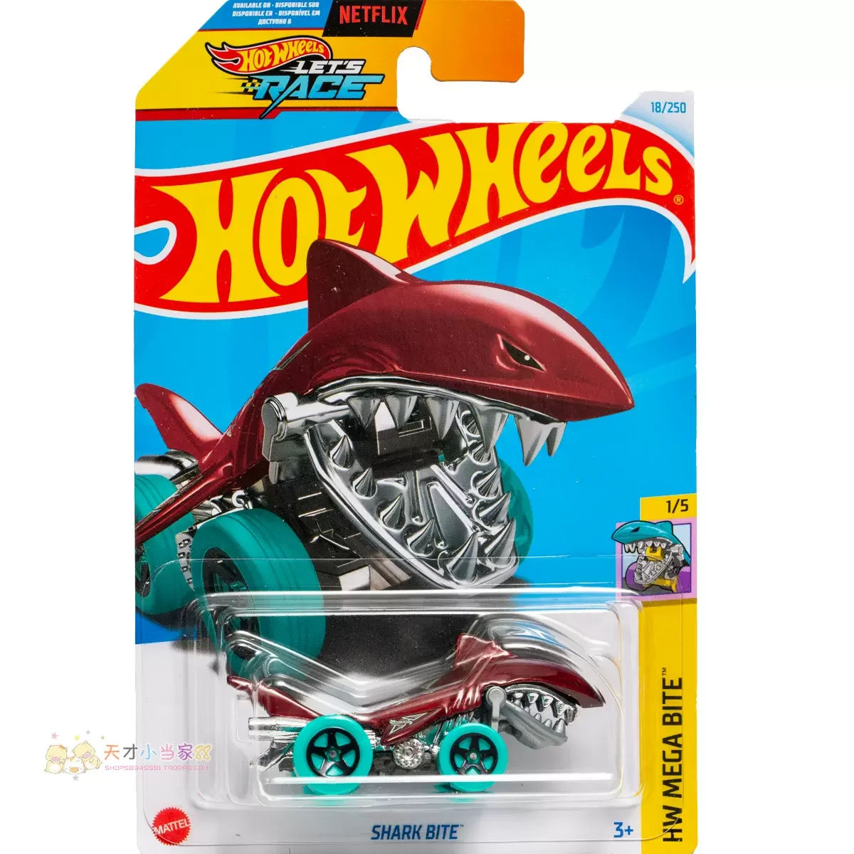 2024F Original Hot Wheels Car 1/64 Diecast Toys for Boys Alloy Vehicle Supercharged MOD Speeder Alarm Terra Tracktyl Shark Bite images - 6