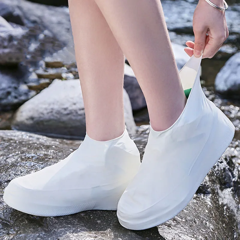 Silicone Shoe Covers Shoe Covers Thickened Non-slip Silicone Waterproof Shoe Cover Reusable
