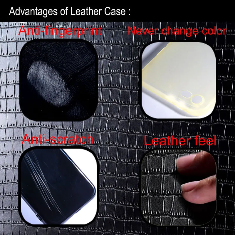 Premium PU Leather Slim Fit Phone Case Back Cover