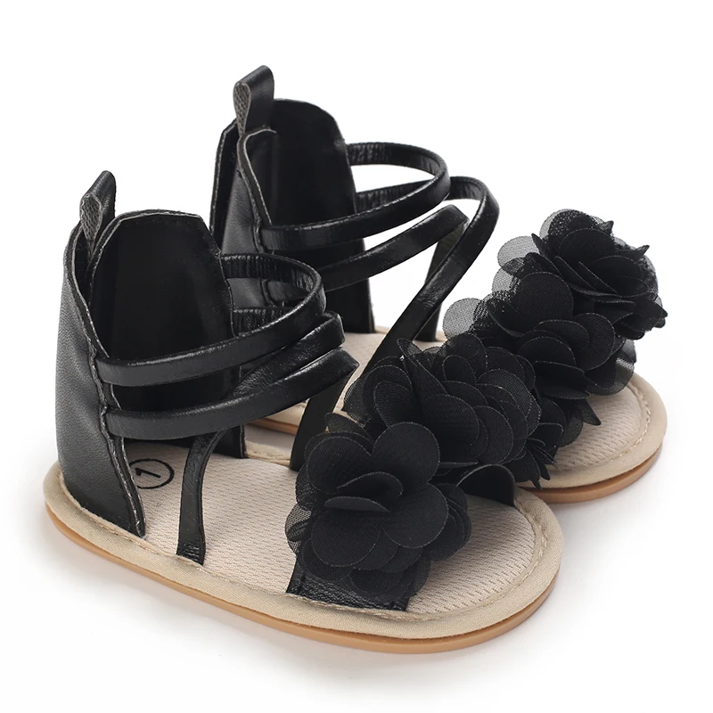 Baby Girl Black Sandals 3