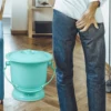 Chamber Pot with Lid Bedpan Spittoon with Lid Cover Portable Bedroom Night Pot Urine Bucket Mini Toilets For Baby Elderly 1