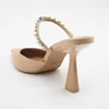 TRAF Women Rhinestone Pointed High Heels Sandals Woman Party High-heeled Sandals Spring Summer 2024 Wedding Bride Heeled Sandals 3