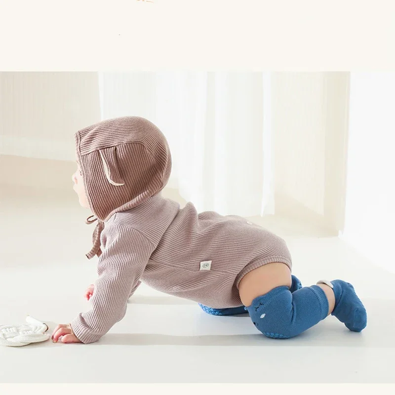 Crawling Safety Pads Socks Set Summer Baby Knee Cartoon Anti-slip Socks KidFloor Socks Kneecap Walking Protector for Girls Boys