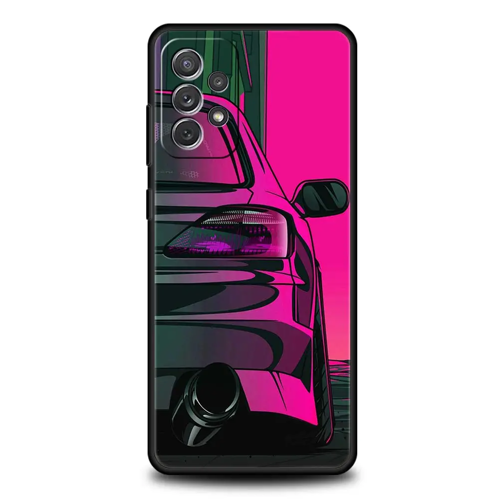 Japanese JDM Sports Car Soft Phone Case - Stylish Protective Cover