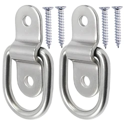 Heavy Duty D Ring Tie Down Anchor Hook (2 set)