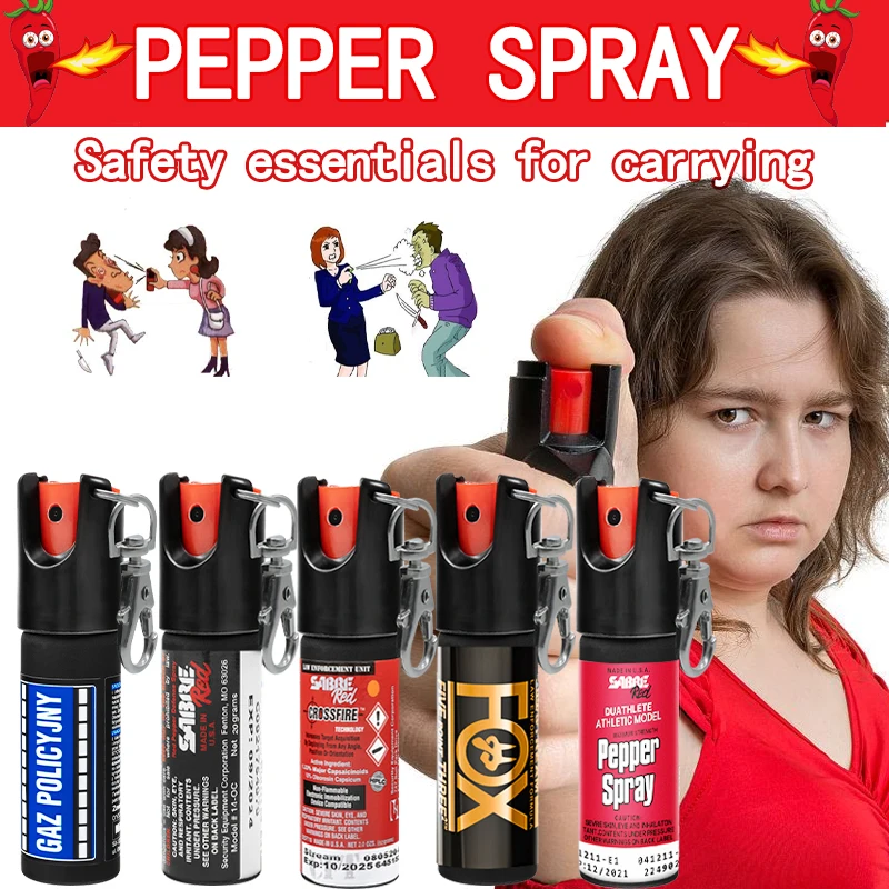 60ml Mini Key Chain Ladies Anti Wolf Spray Pepper Spray Body Protection Spray Empty Tool Survival Kit For Camping Hiking - Party Favors - AliExpress