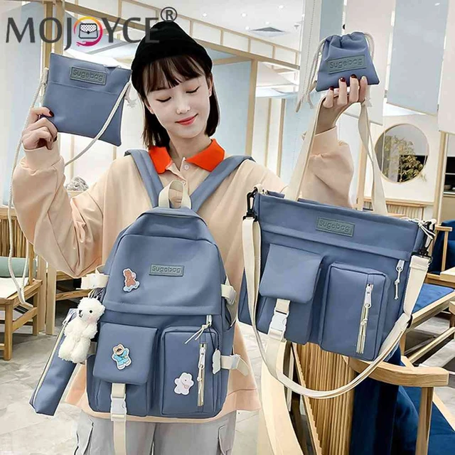 Backpack Student schoolbag Letter casual fashion travel small backpack  Multi-purpose computer bag duffel bag - AliExpress