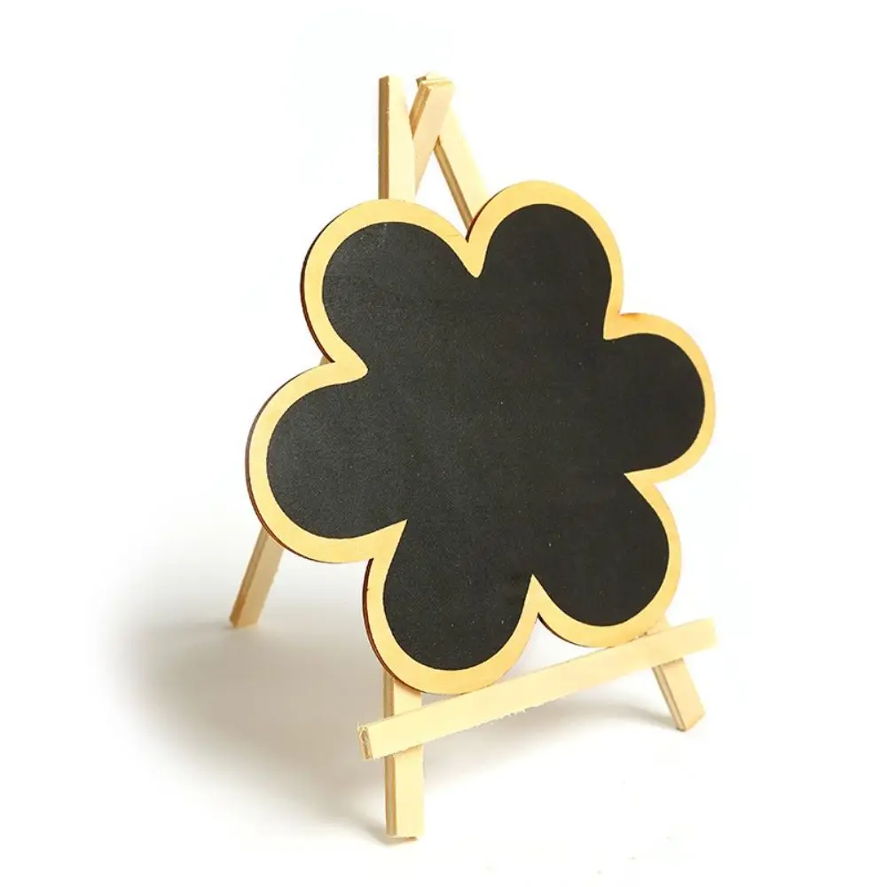 Painting Wipeable Guide Board To do List Writting Chalkboard With Stand Reminder Board Wooden Easel Mini Blackboard