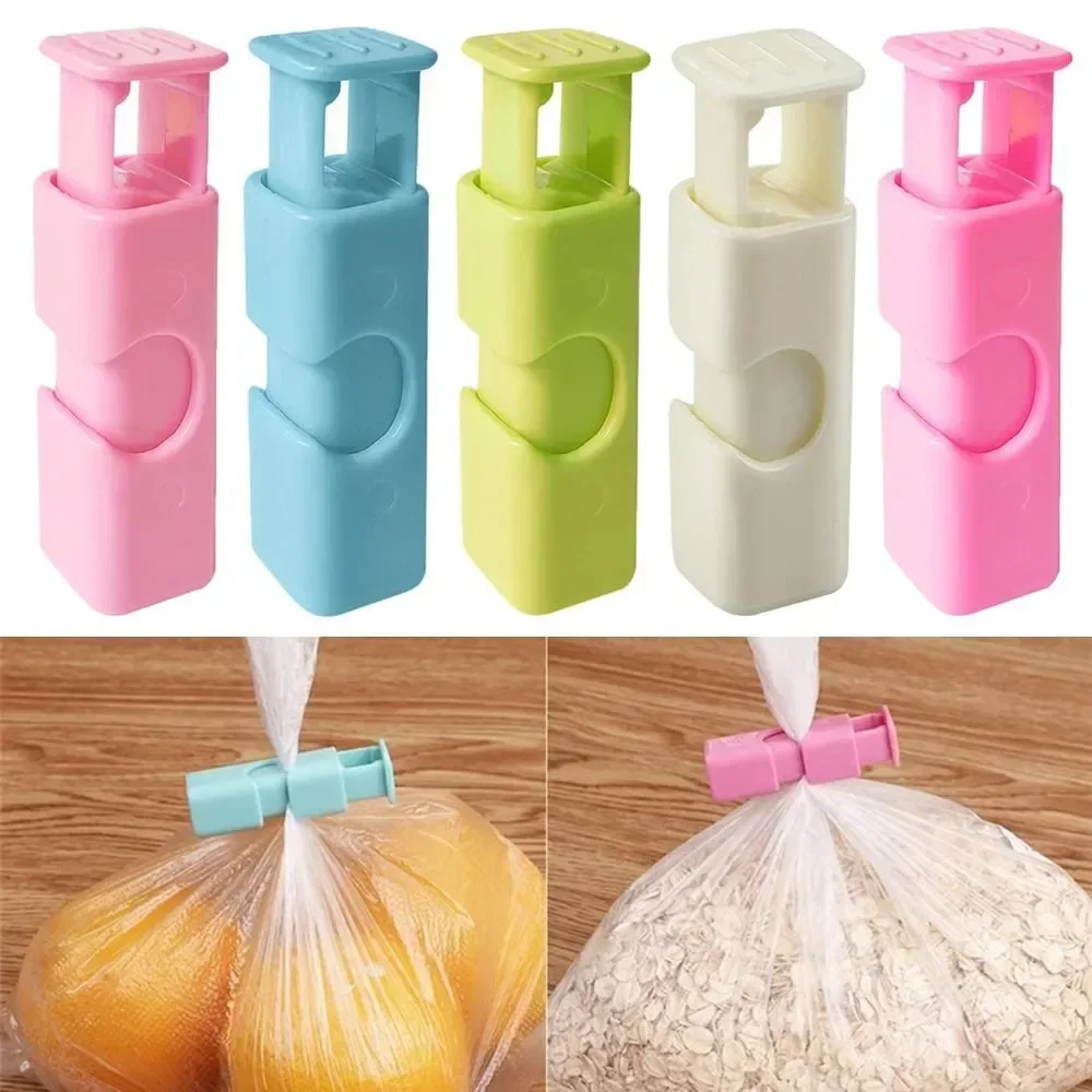 

Clip Fresh Clamp Food Sealing Storage Bag Kitchen Snack Bag Clip Food Seal Preservation Sealer Clips Storage Tool