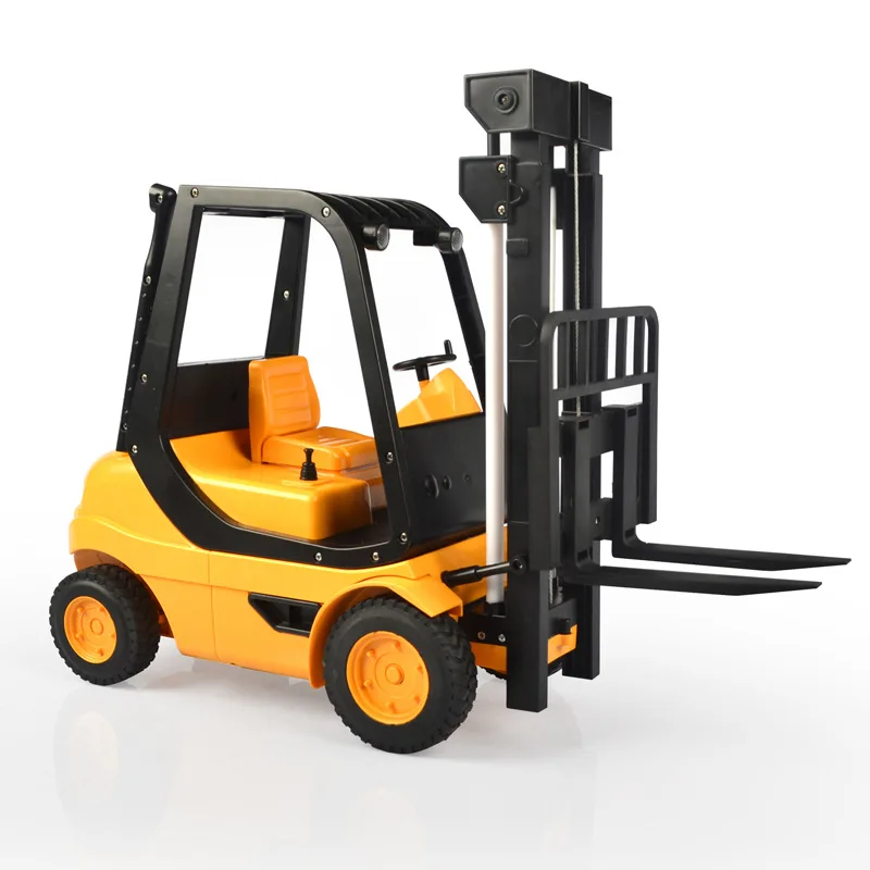 1/8 Double E E521 Big Rc Forklift Truck Remote Control Car crawler Construction Vehicle Model Electric Toy Cargo Toy for Boy kid 3