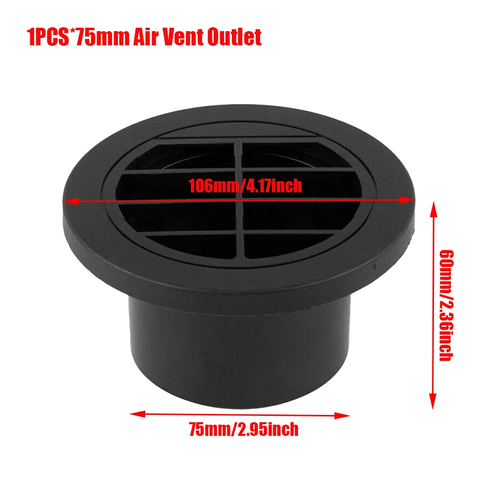 Versatile 75mm Diameter Air Diesel Heater Exhaust Connector Tube