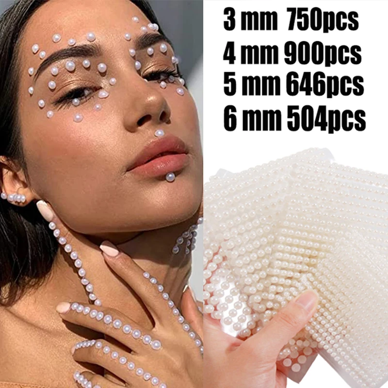 3D Crystal Diamond Laser Sticker Facial Gems Eyebrow Nail Sticker Self  Adhesive Mixed Love Star Heart