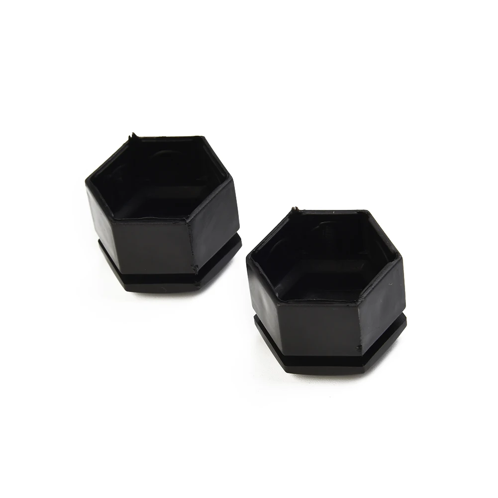 

Wheel Covers Nut Bolt Covers ABS Plastic Internal Diameter 22mm Polished Black 20pcs Wheel Hexagon High Quality Tool 22mm