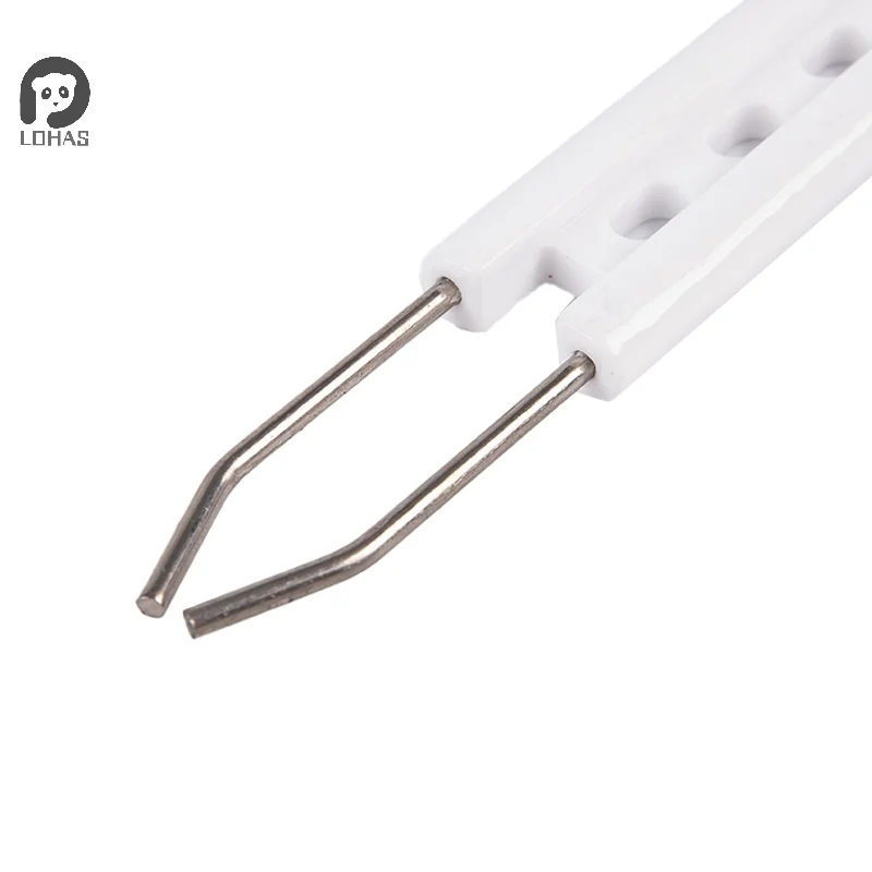 1Pcs H Type Ignition Needle For General-purpose Oil Burner BT10 Electrode Burner Accessories Ceramic Ignition Double Pin