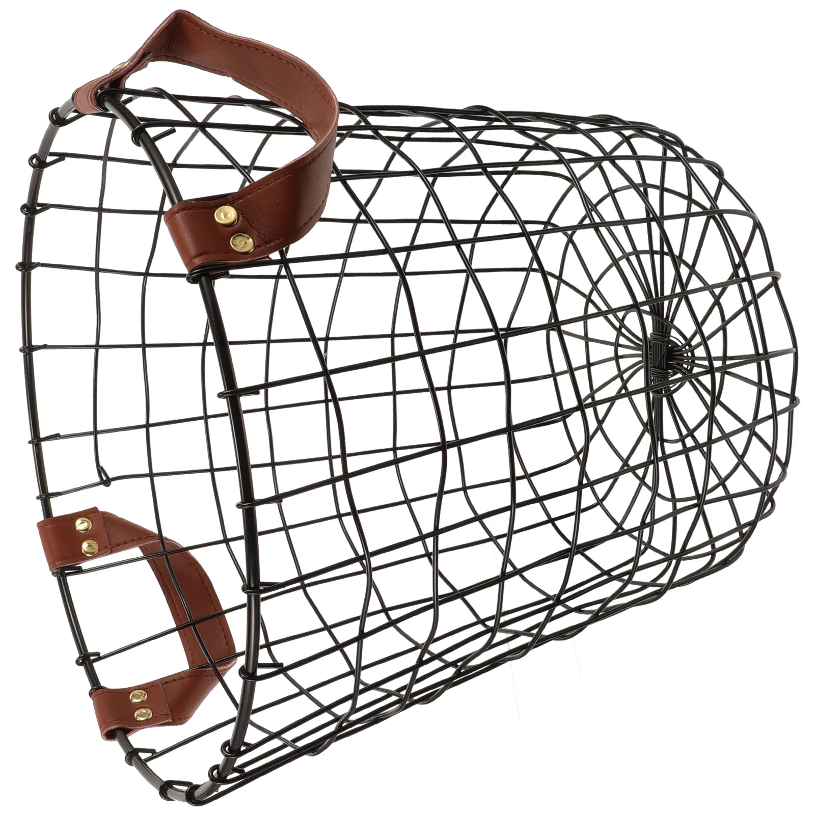 

Firewood Storage Basket Camping Baskets for Decor Wooden Logging Wrought Iron Collapsible Handle Supplies Hamper