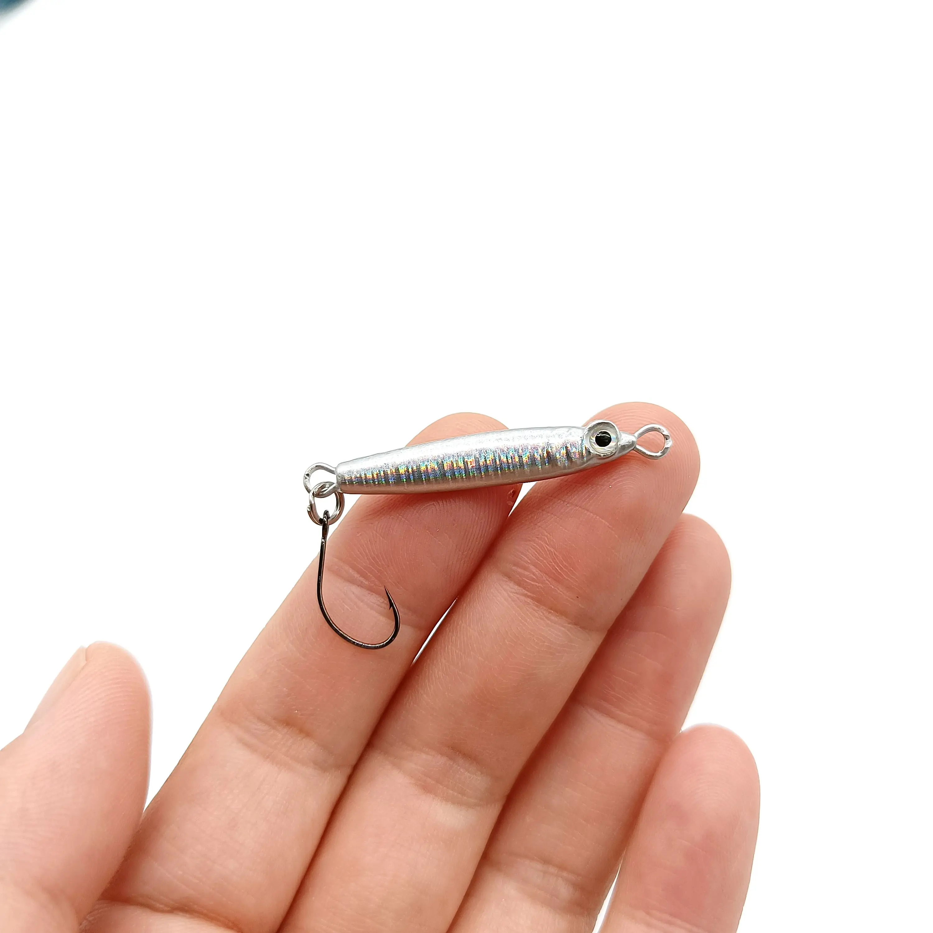 DUODUOYU 1PCS Mini Jig Fishing Lures 3g/5g Small Fish Single Hook