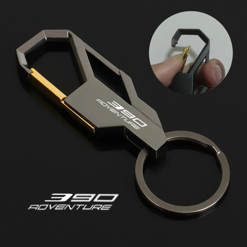 For KTM 390 Adventure 390 ADV 390 2019-2023 Motorcycle Keychain Waist Hanging Keyring Metal Key Chain Accessories Custom LOGO