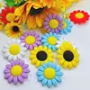 10pcs Sunflower Silicone Beads  BPA Free Baby Silicone Teether Food Grade Chew Toys For Making Pacifier Chain Accessories 1