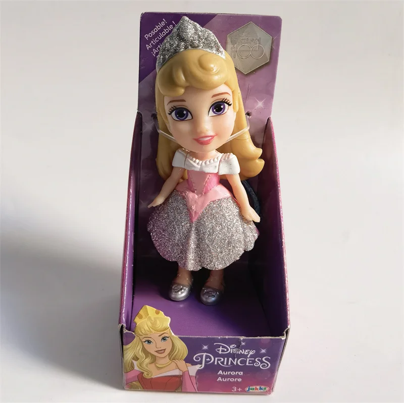 thumbnail image 1 of Muñeca en miniatura de la princesa Disney, modelo Rapunzel, Ariel, Blancanieves, figura de acción de anime linda y articulada, modelo Frozen, juguetes de regalo, 1 of 5