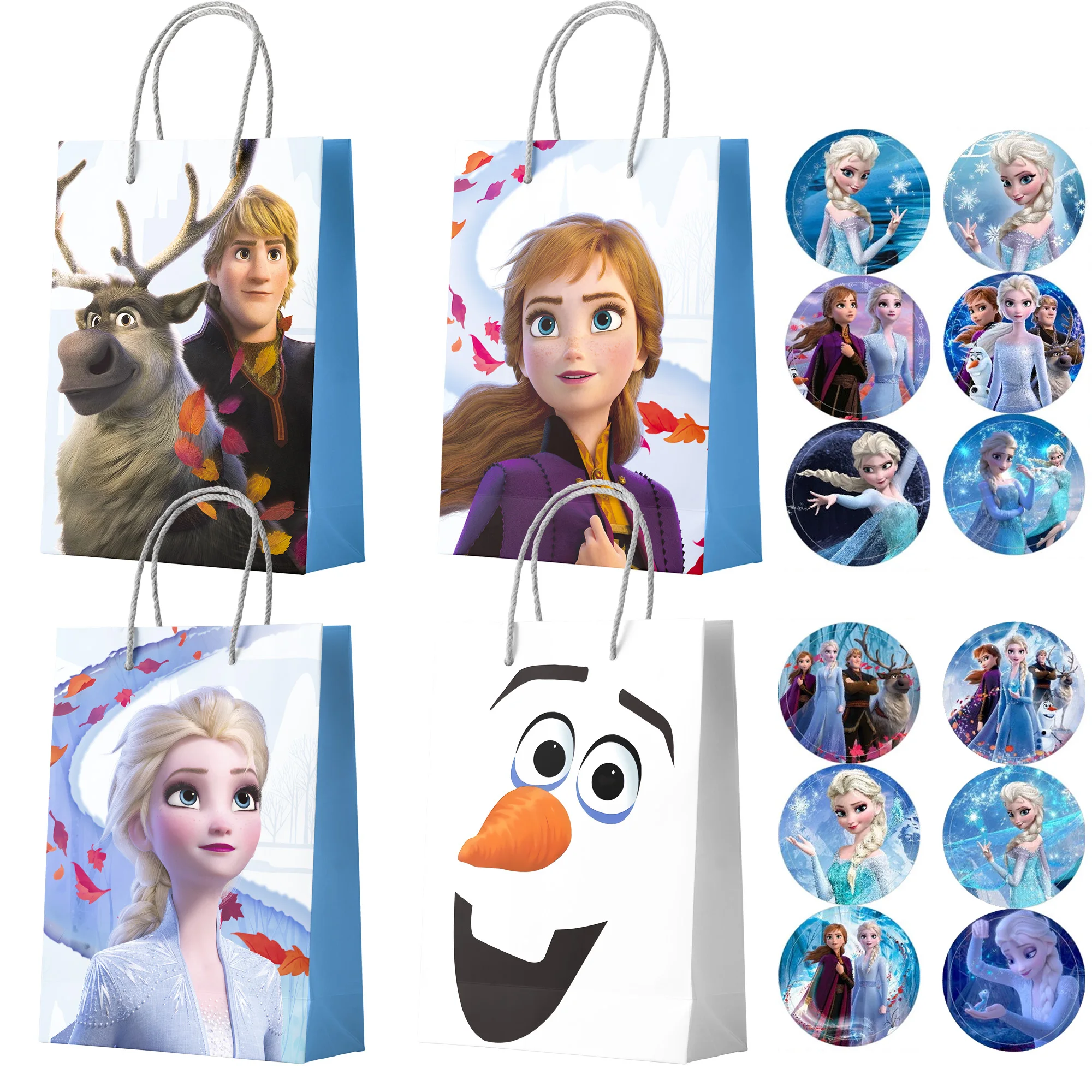 Sachets Cadeaux & Stickers La Reine des Neiges 2 | Fête Magique